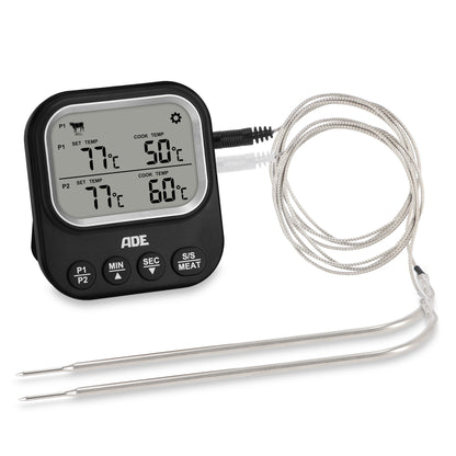 Digitales Bratenthermometer 2 Messfühler