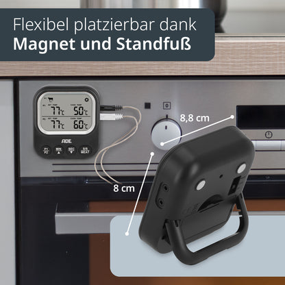 Digitales Bratenthermometer 2 Messfühler