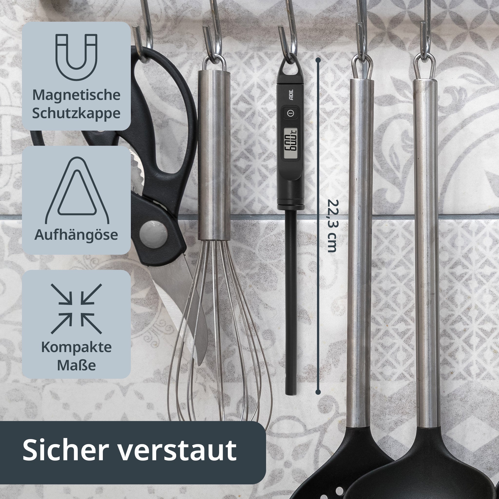 Digitales Bratentermometer