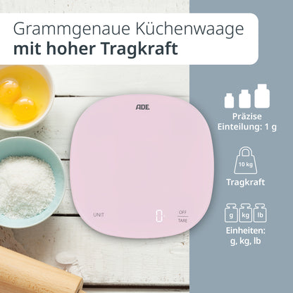 ADE digitale Küchenwaage Kyra