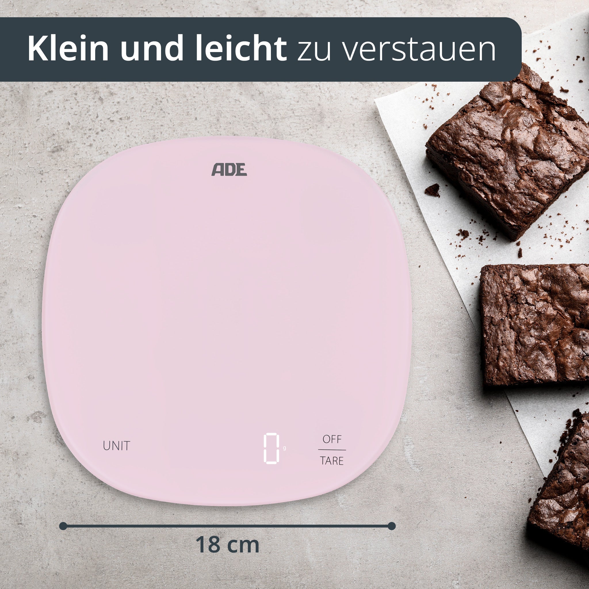 ADE digitale Küchenwaage Kyra