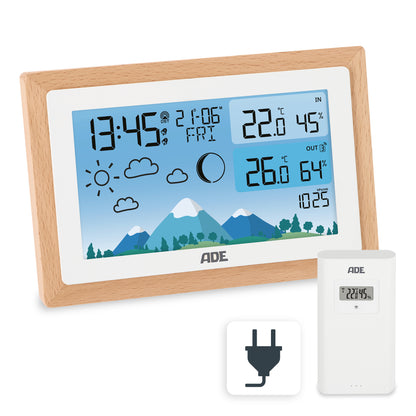 Wetterstation mit Funk-Außensensor