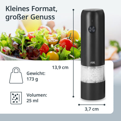 Elektrische Mini Salz- und Pfeffermühle
