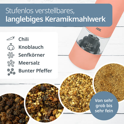 Elektrische Mini Salz- und Pfeffermühle