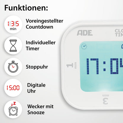 Digitaler Küchentimer mit Kippfunktion