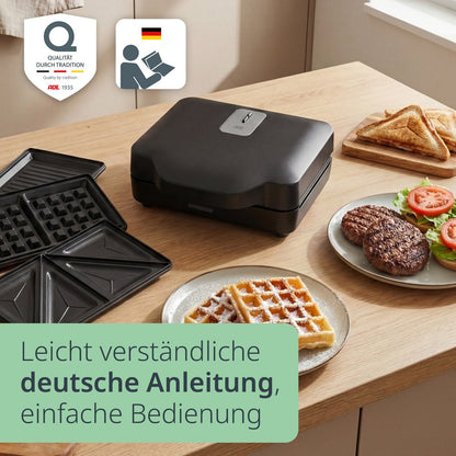 Sandwich- und Waffelmaker 3-in-1