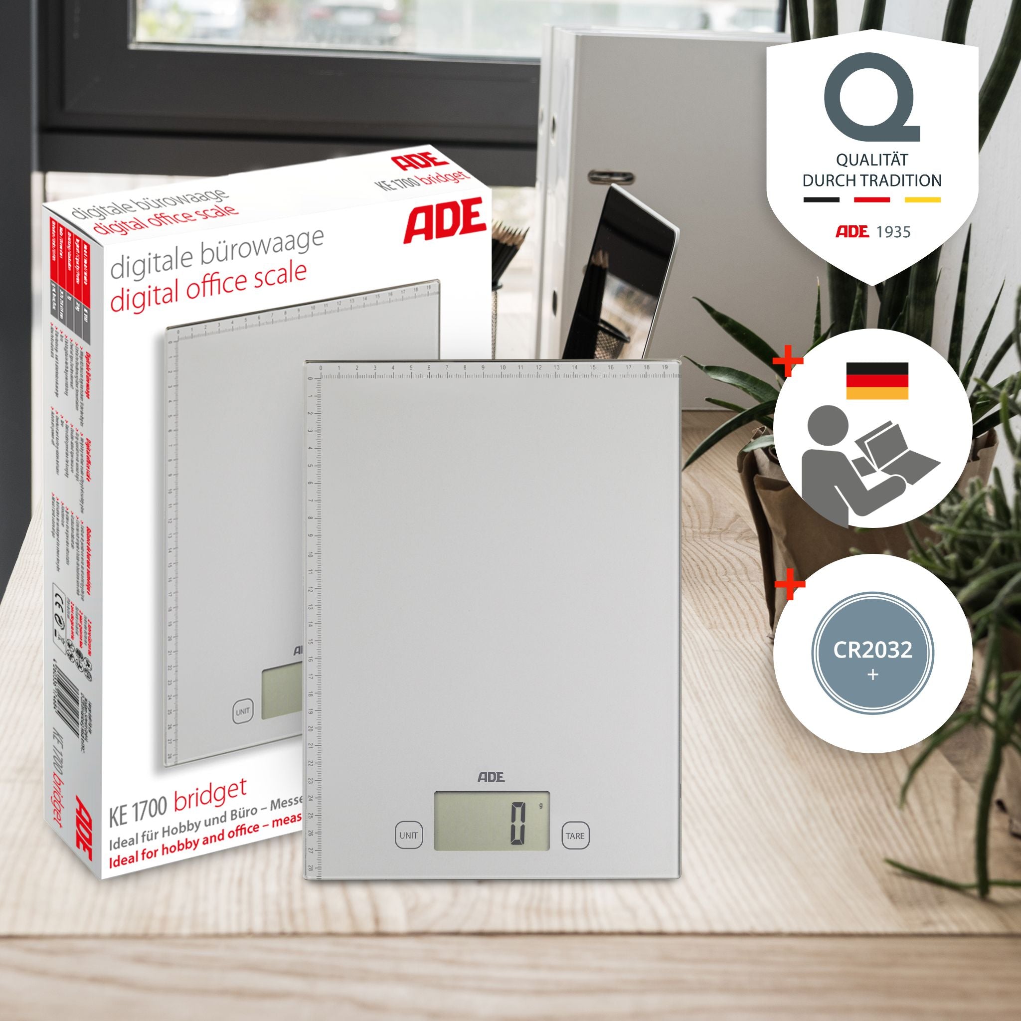 Digitale Waage mit Zentimetermaß Bridget