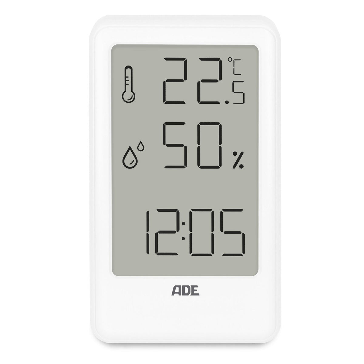 Digitales Thermo-/Hygrometer mit Uhr