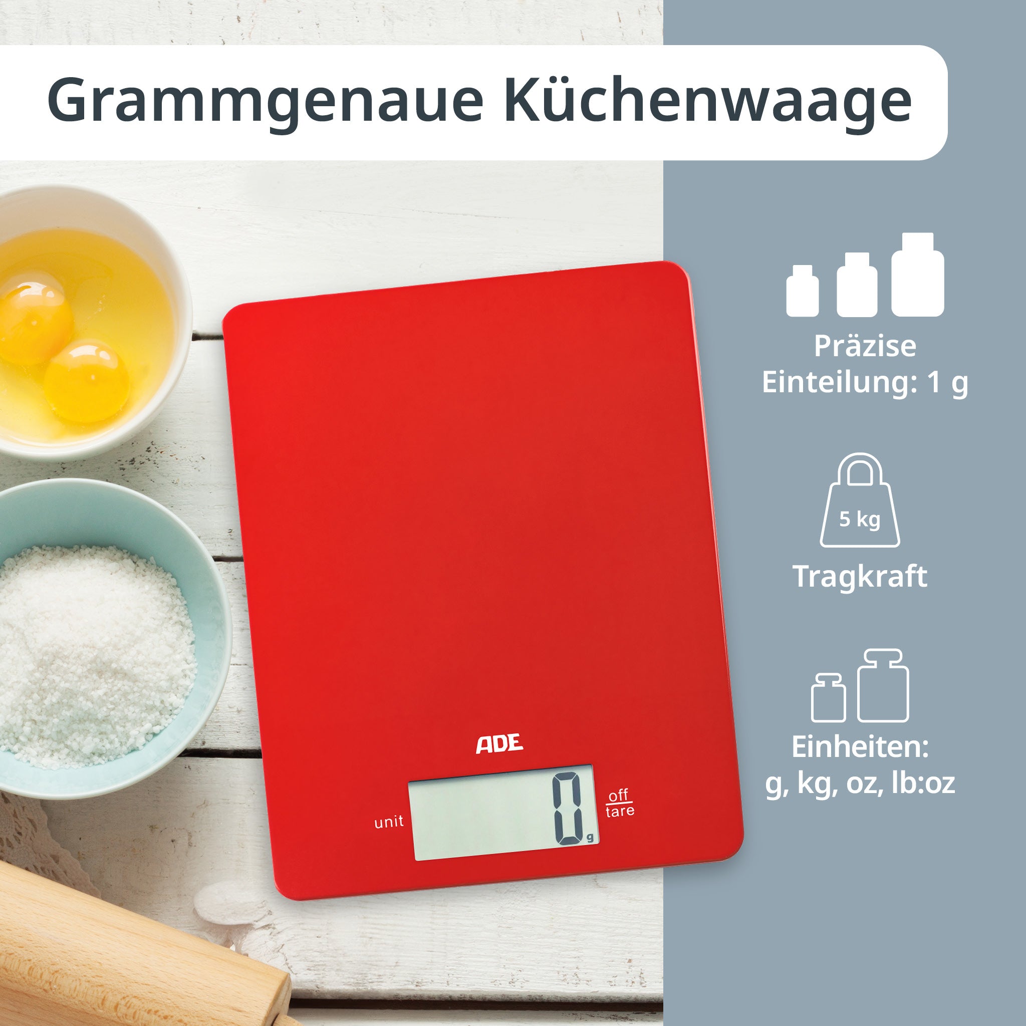 Digitale Küchenwaage Leonie