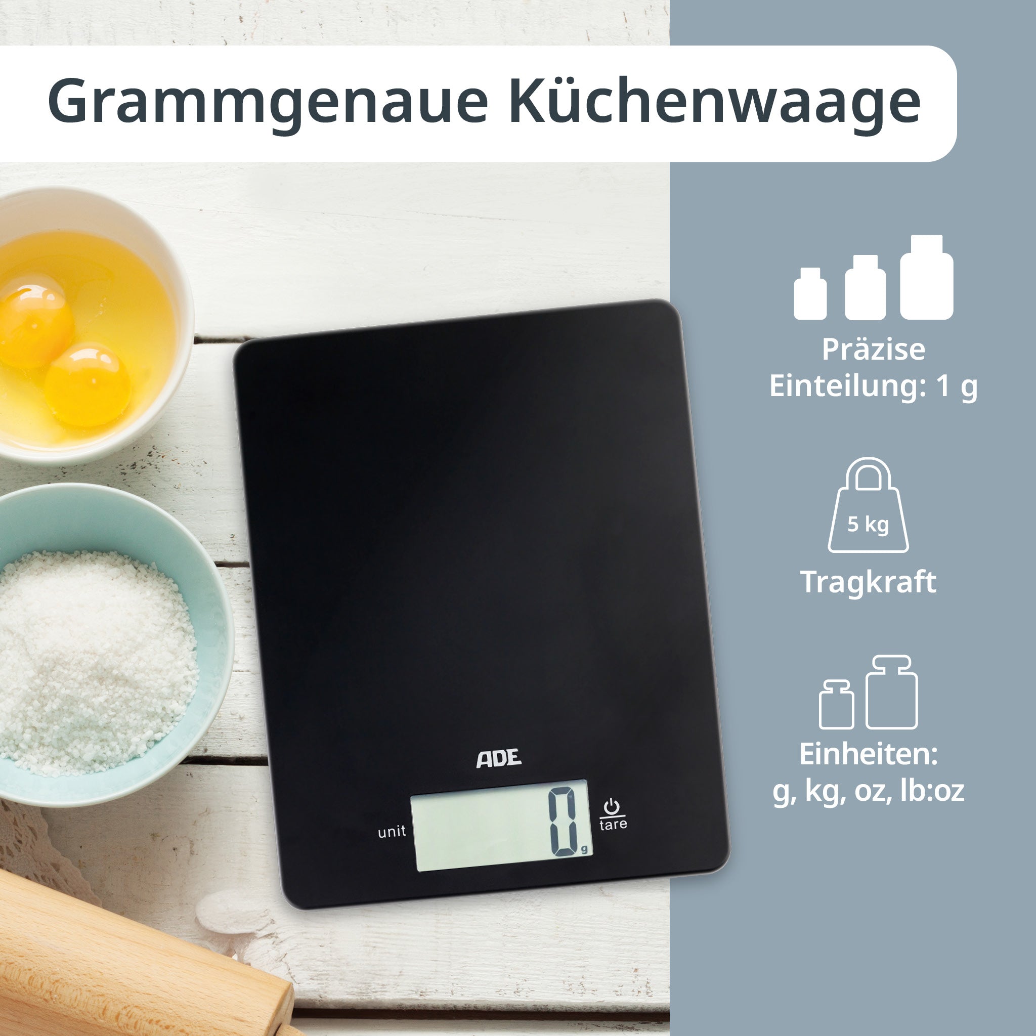 Digitale Küchenwaage Leonie