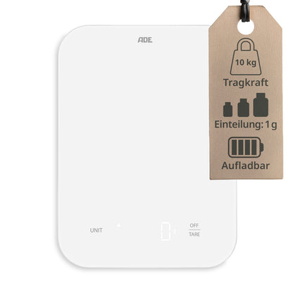 Digitale Küchenwaage mit USB-C