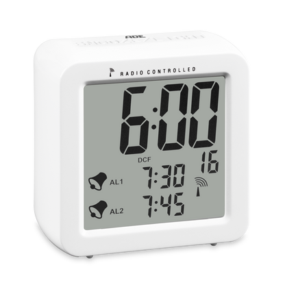 Digital radio-controlled alarm clock