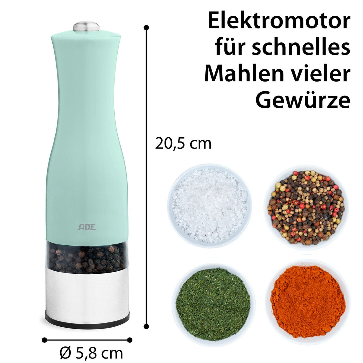 Elektrische Salz- und Pfeffermühle