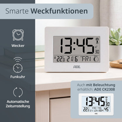 Digital radio-controlled clock