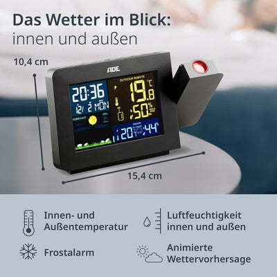 Digitale Wetterstation mit Projektion