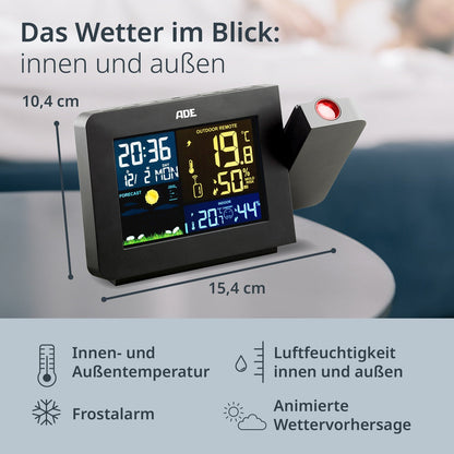Digitale Wetterstation mit Projektion