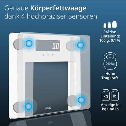 Digitale Körperanalysewaage Ines