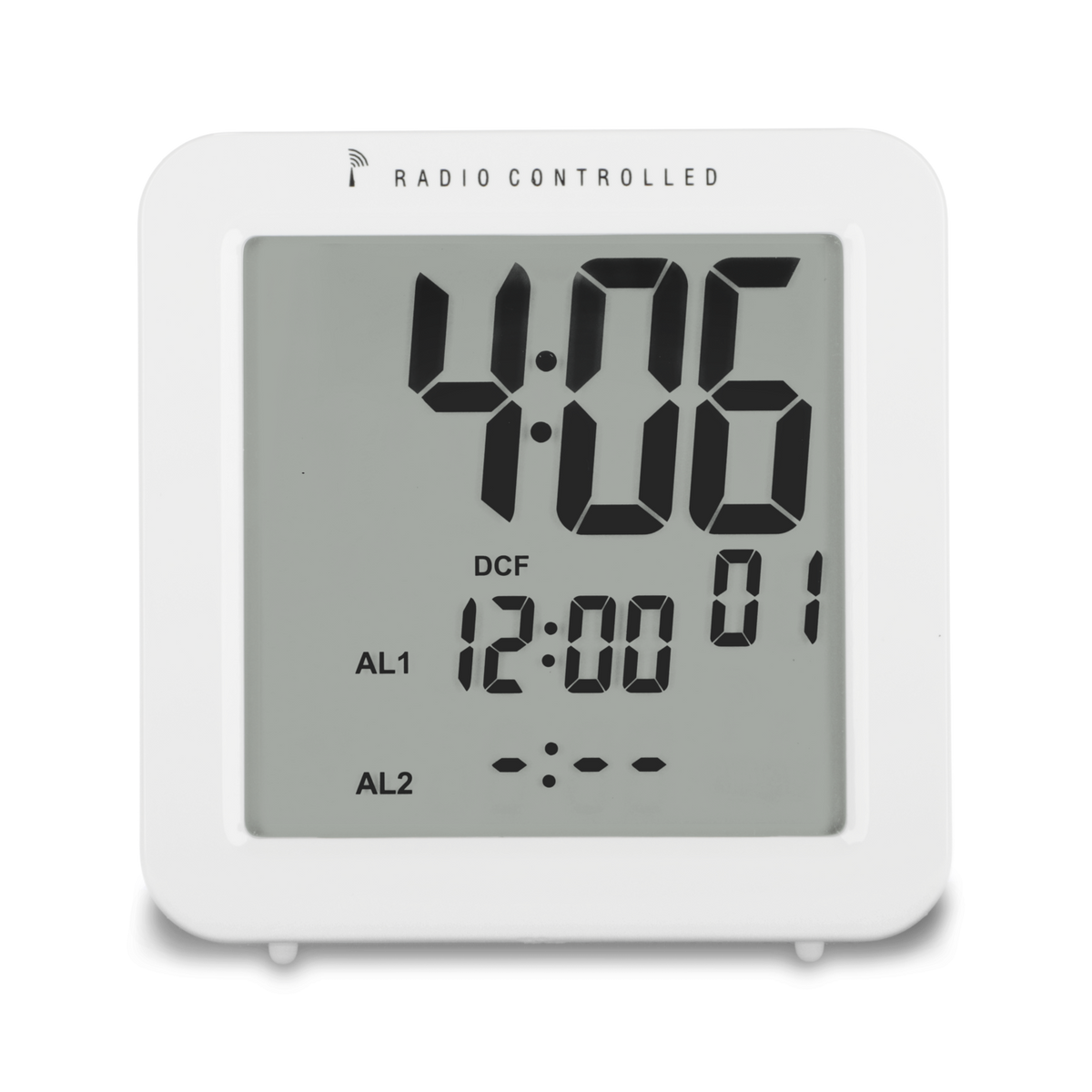 Digital radio-controlled alarm clock