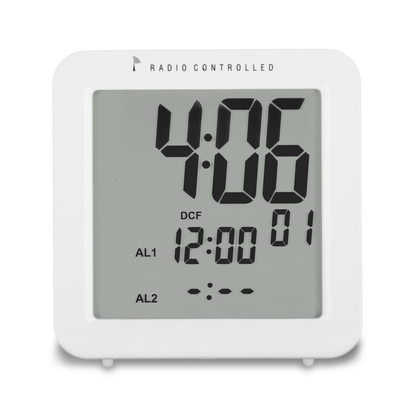 Digital radio-controlled alarm clock