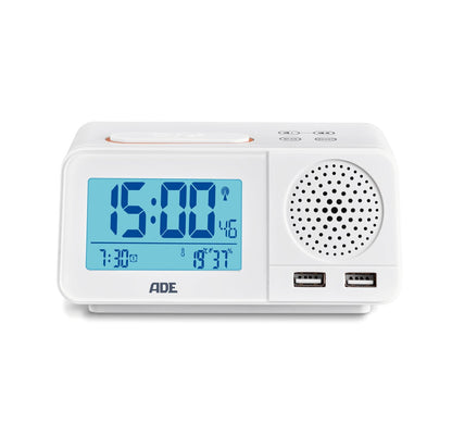 Digital alarm clock radio