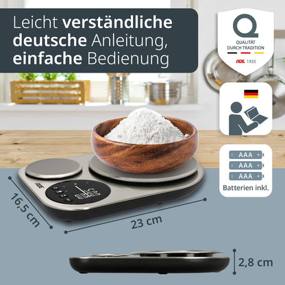 Digitale Dual-Küchenwaage Isabella