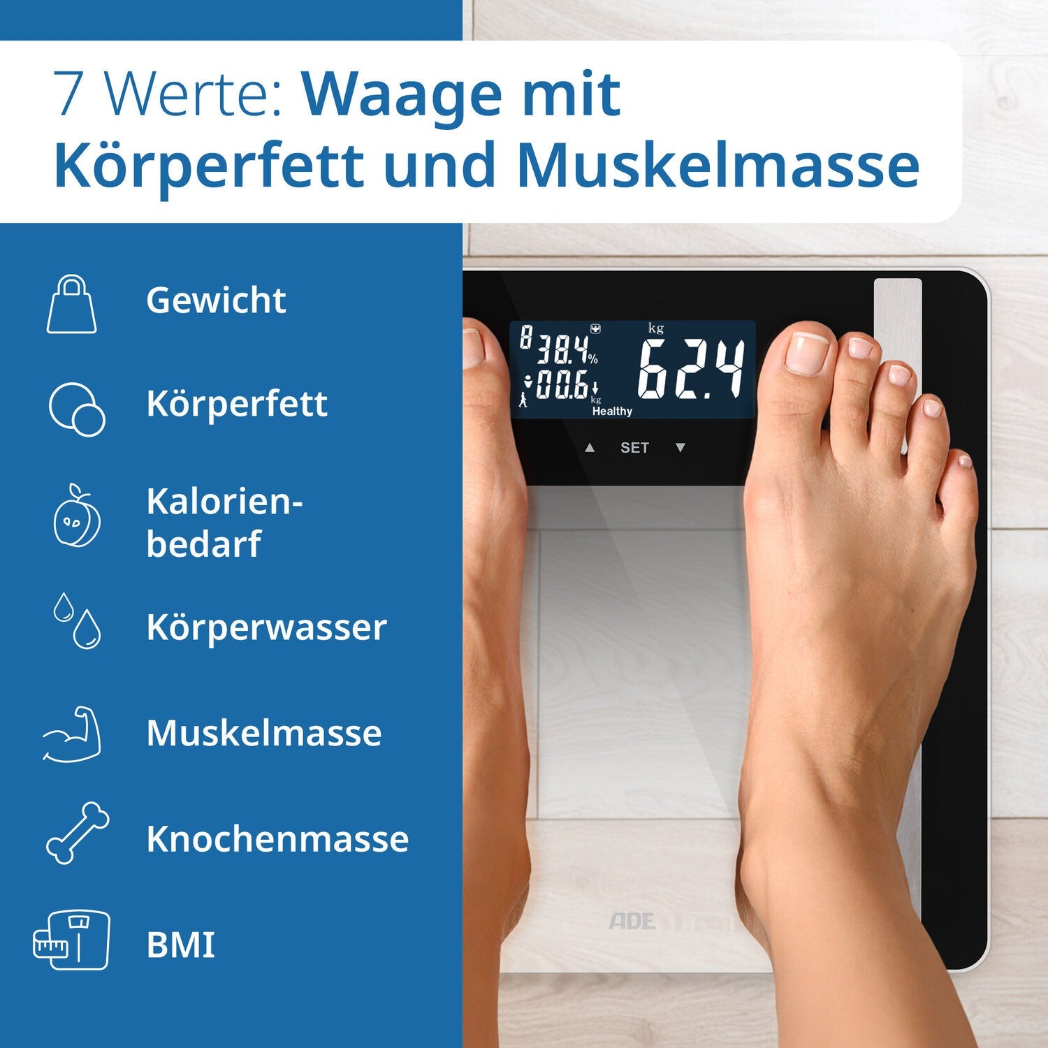 Digitale Körperanalysewaage Ines