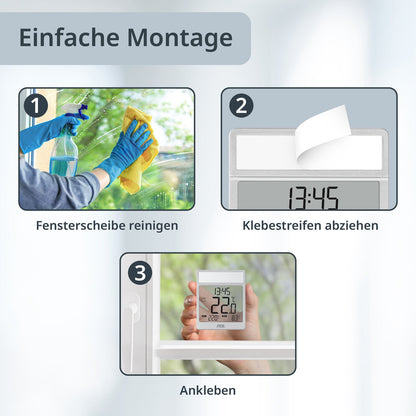 Digitales Fensterthermometer
