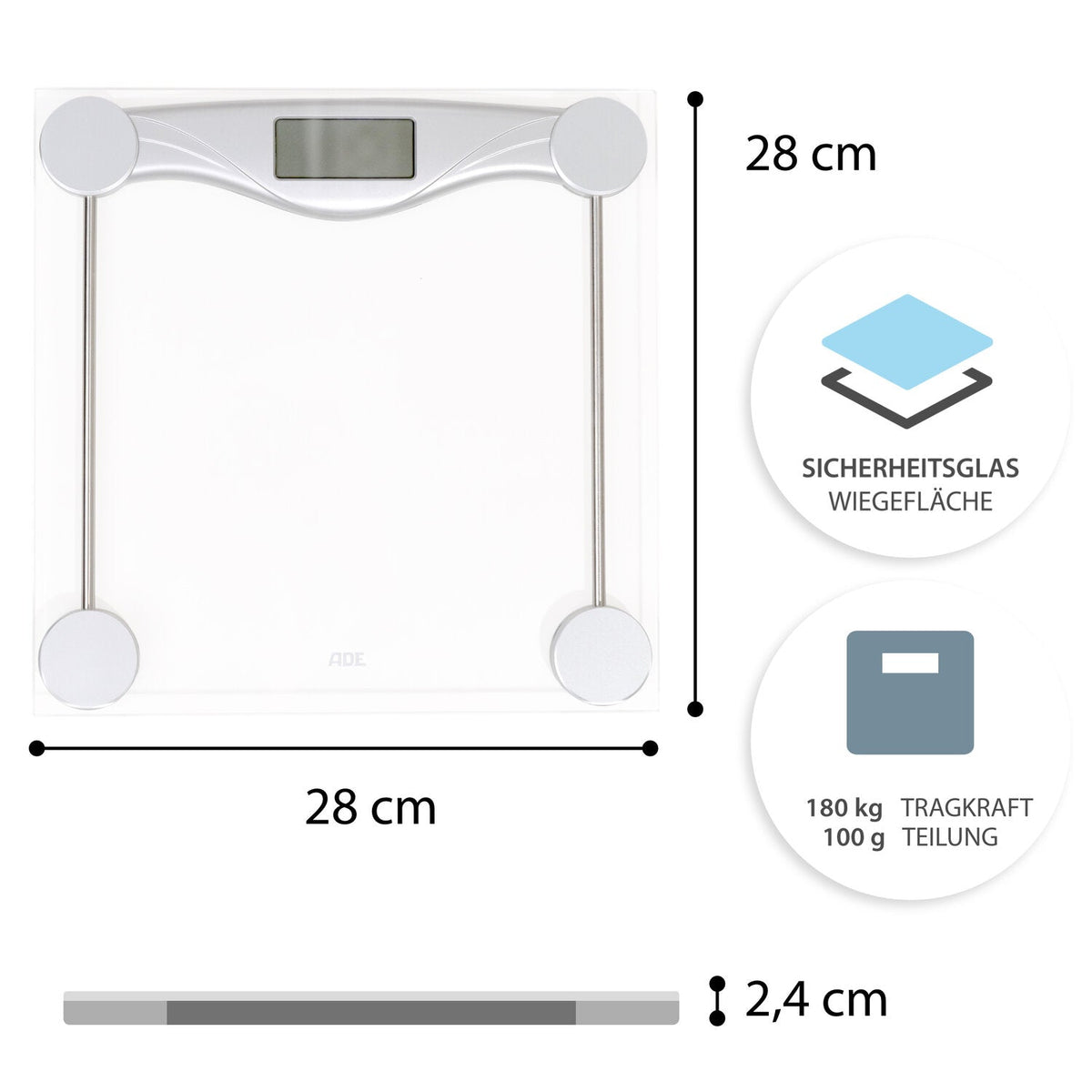 Digital bathroom scale Olivia