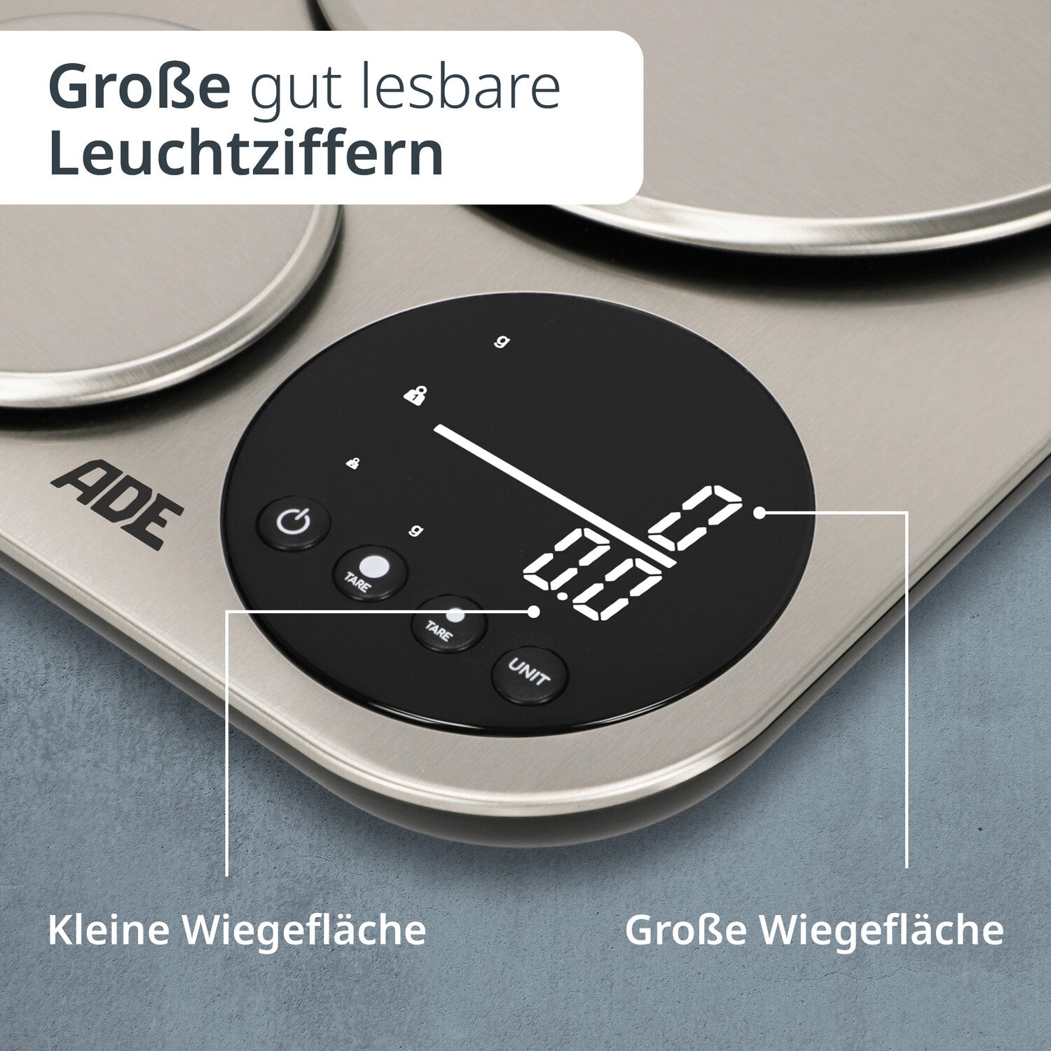 Digitale Dual-Küchenwaage Isabella
