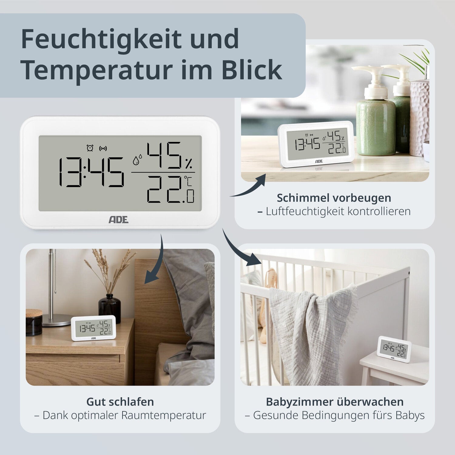 Digitales Thermo-/Hygrometer
