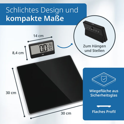 Digital personal scale with external display