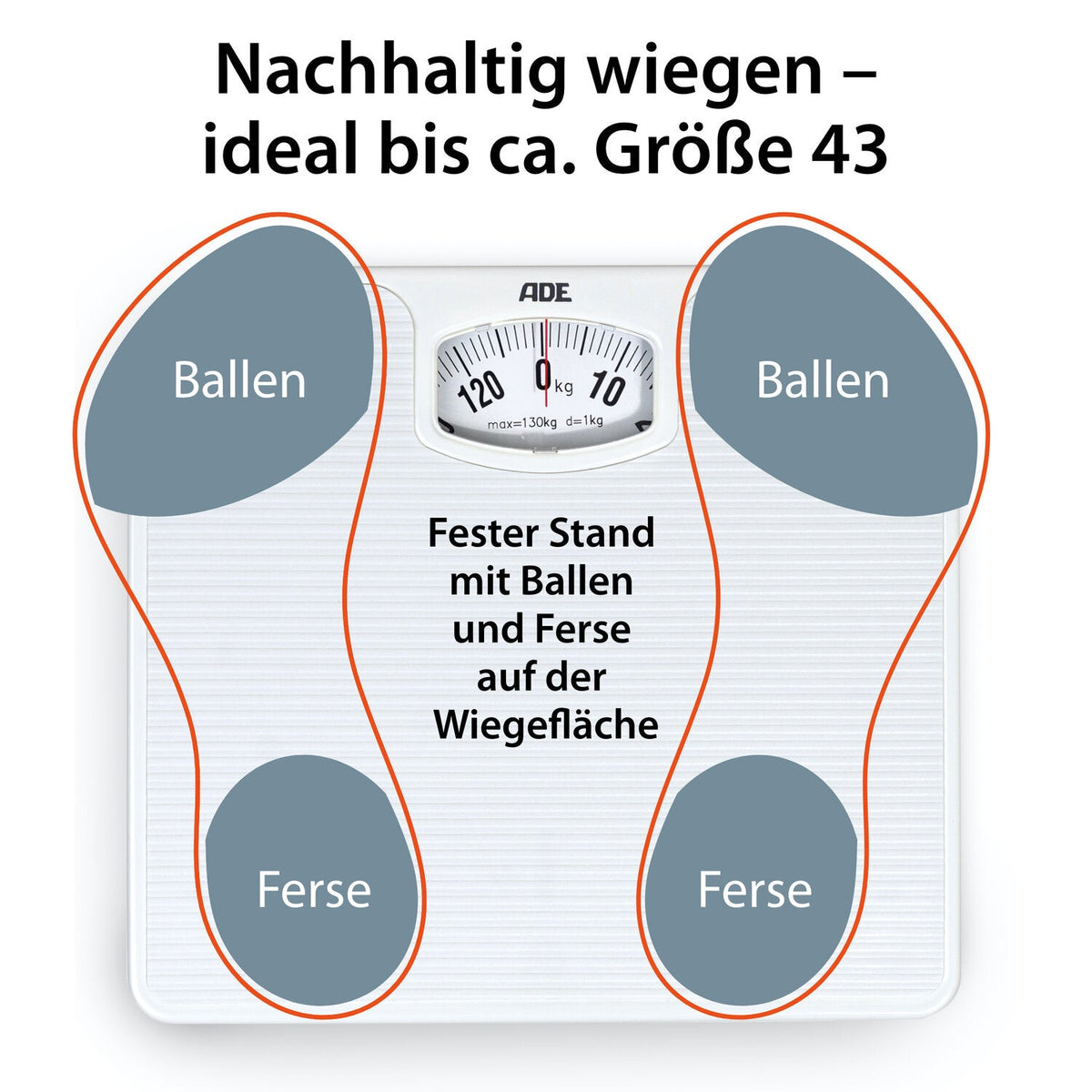 Mechanical personal scale Nina