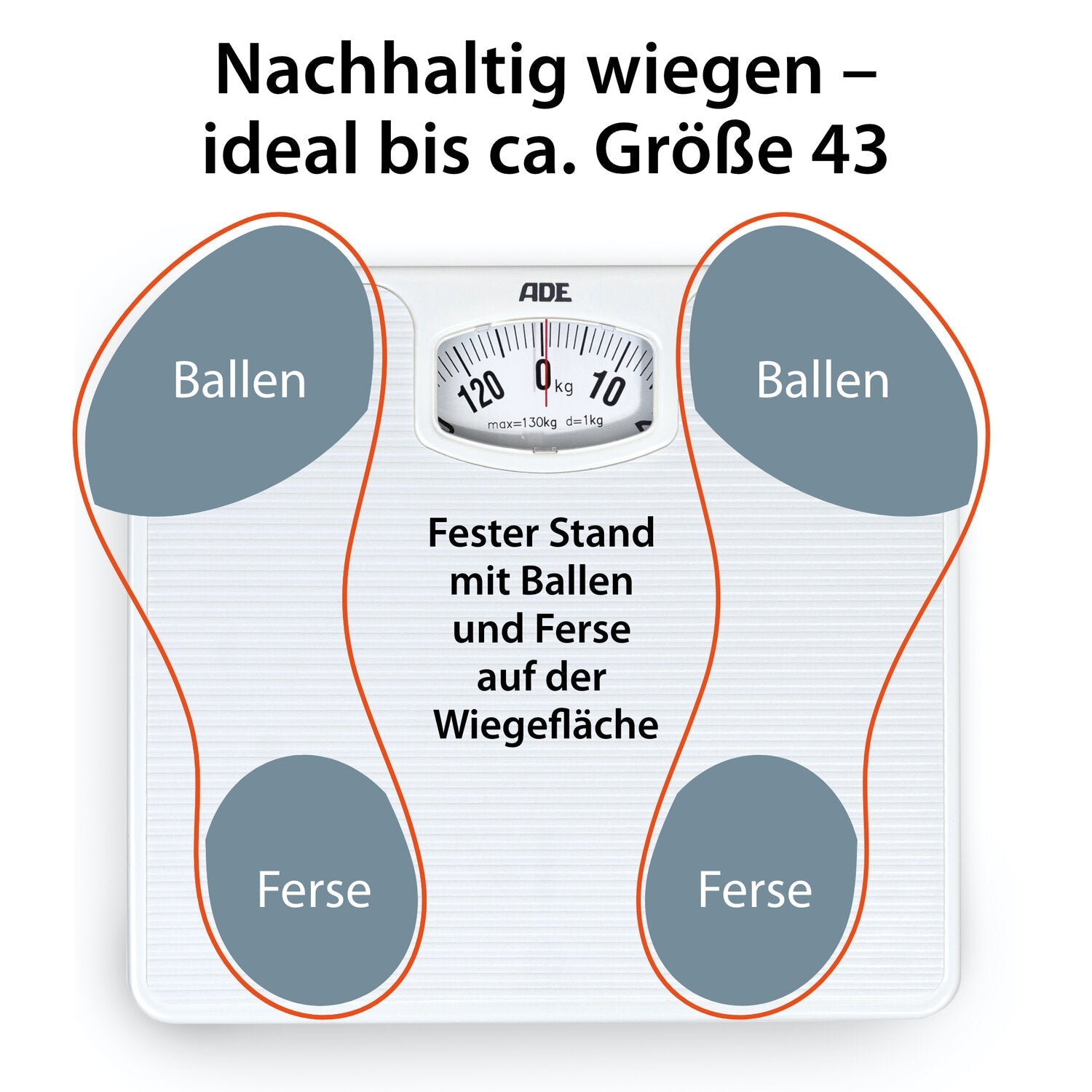 Mechanische Personenwaage Nina