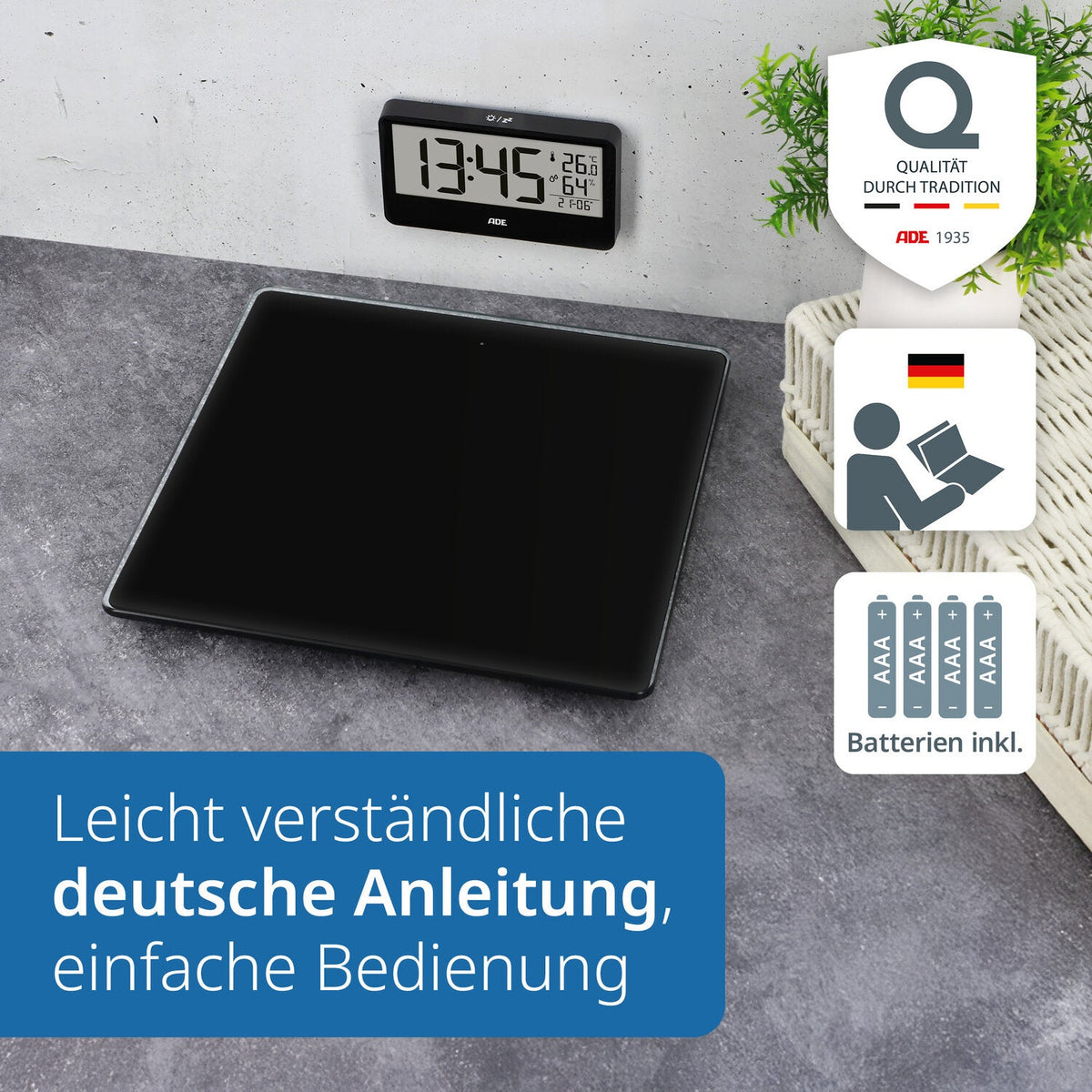 Digital personal scale with external display