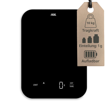 Digitale Küchenwaage mit USB-C