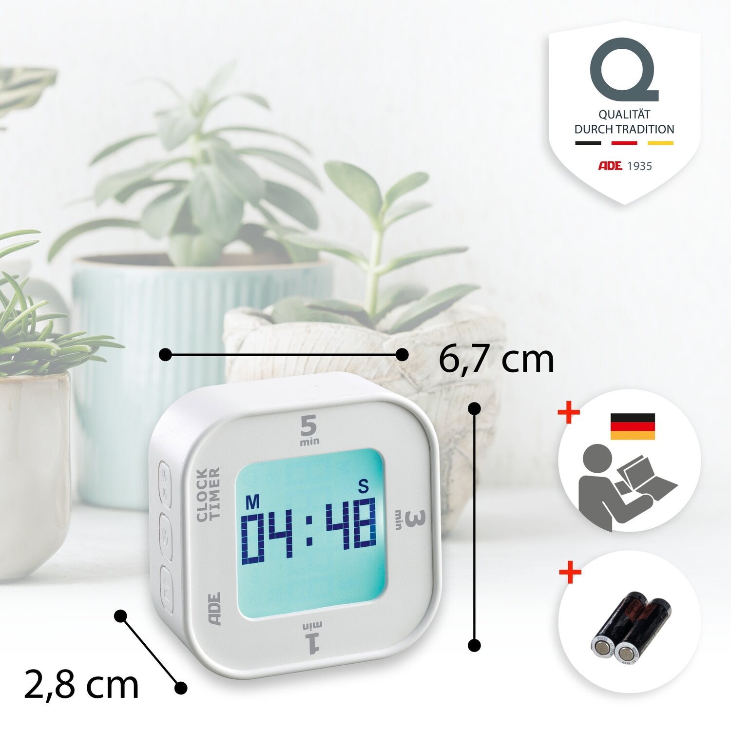 Digitaler Küchentimer mit Kippfunktion
