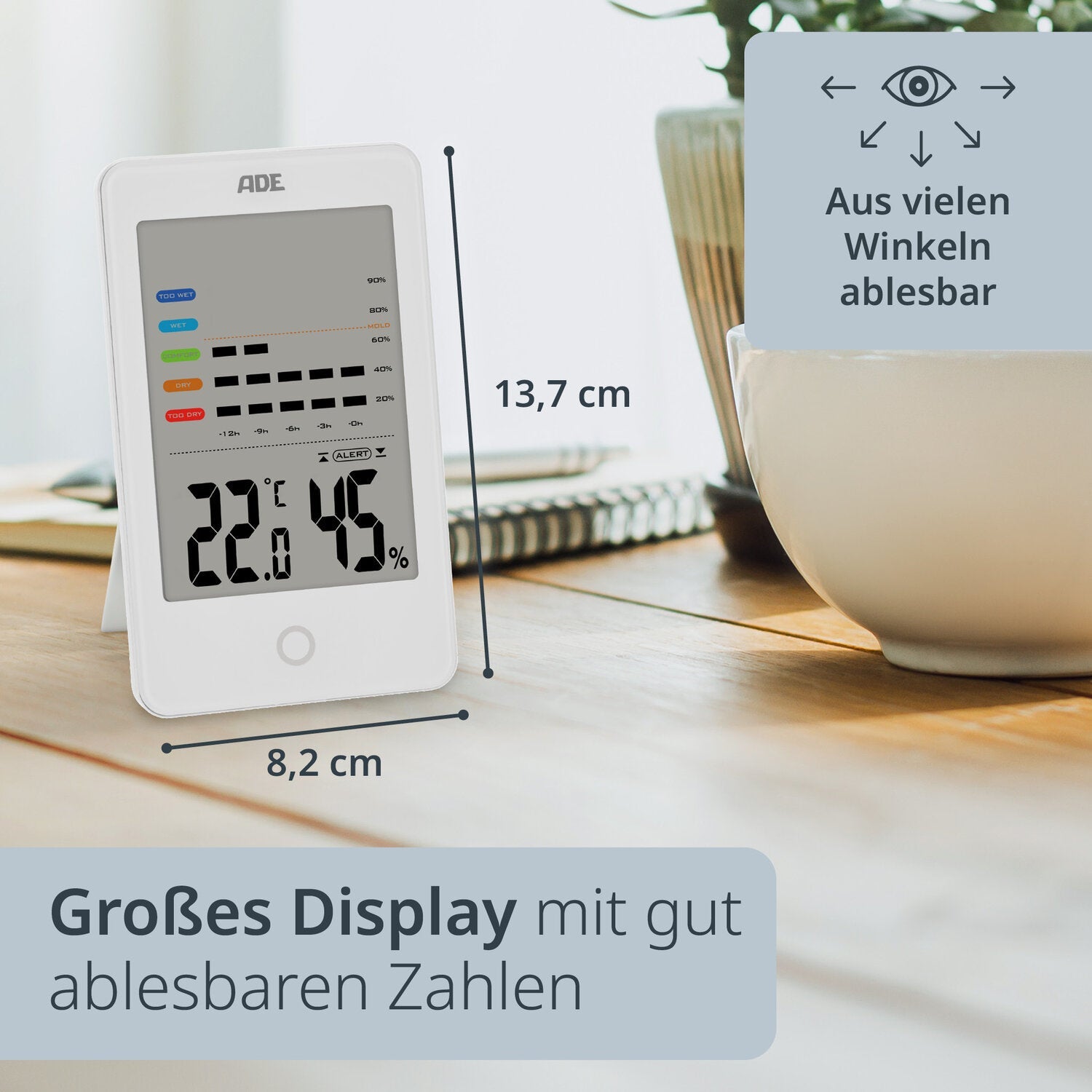 Digitales Thermo-/Hygrometer