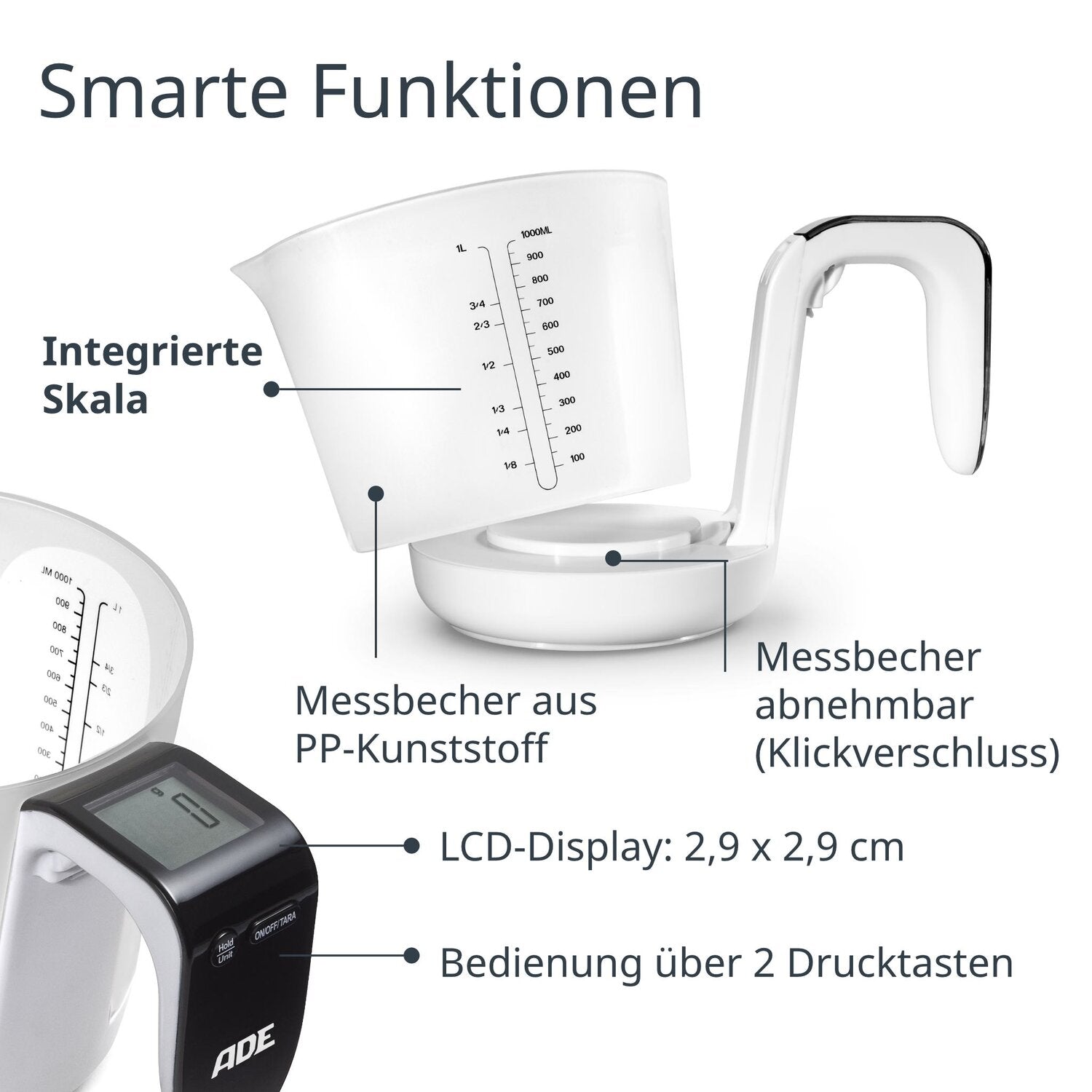 Digitale Messbecherwaage