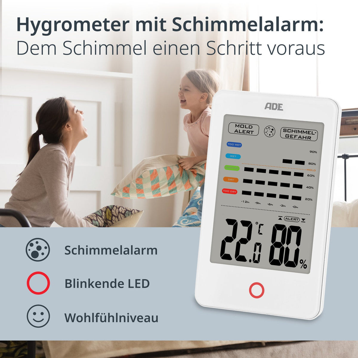 Digitales Thermo-/Hygrometer