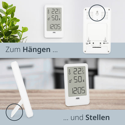 Digitales Thermo-/Hygrometer mit Uhr