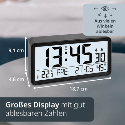 Digitale Tisch- und Wanduhr