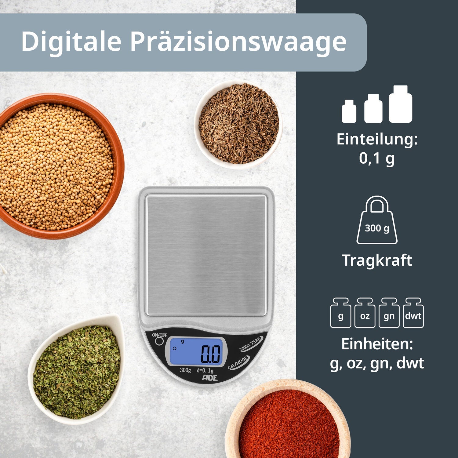 Digitale Feinwaage Paul