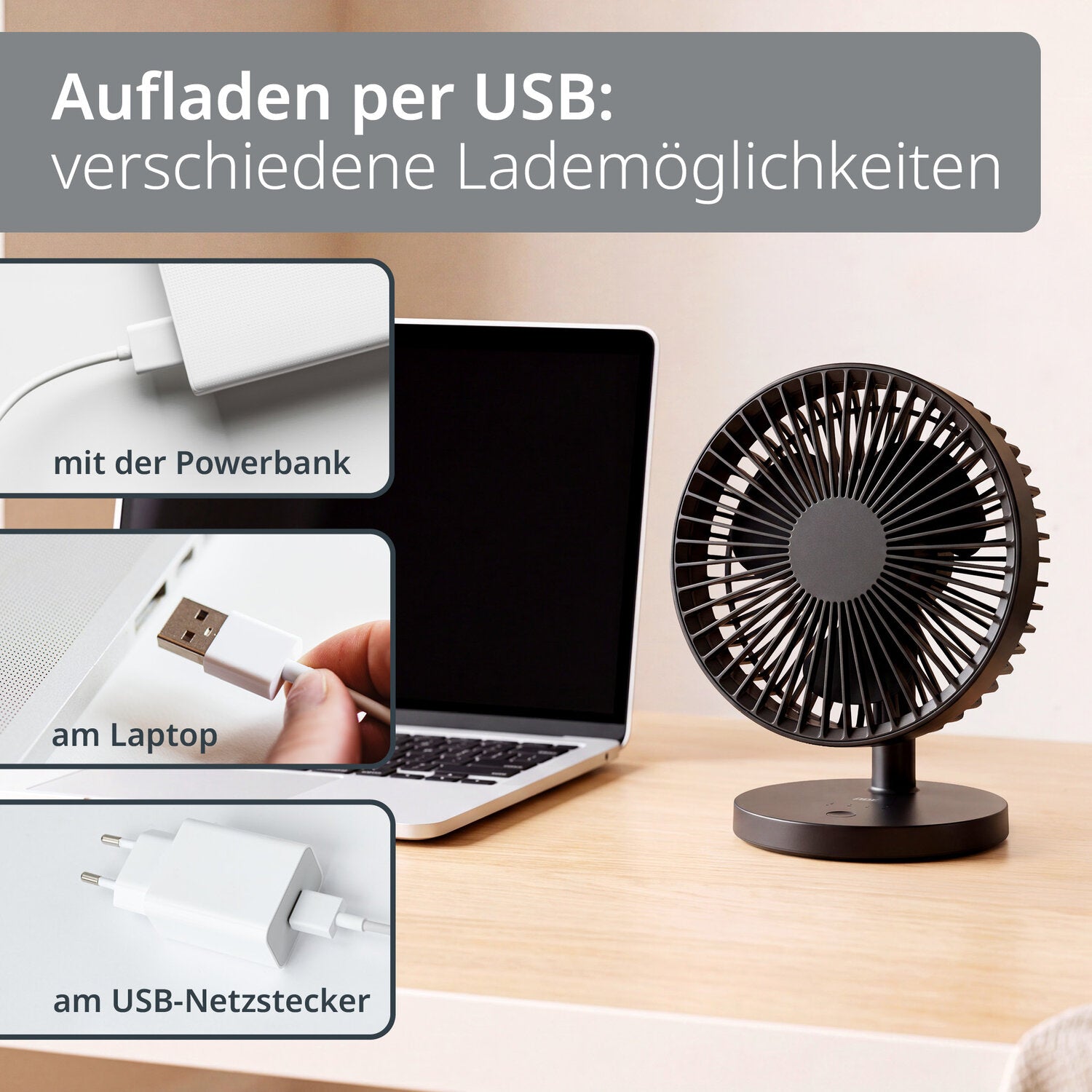 Elektrischer Tischventilator