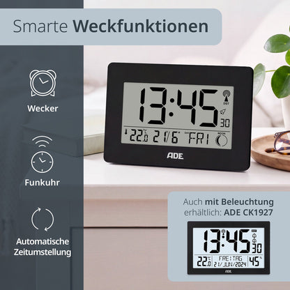 Digital radio-controlled clock