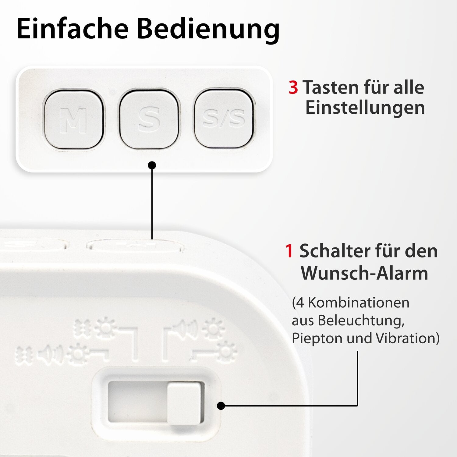 Digitaler Küchentimer mit Kippfunktion