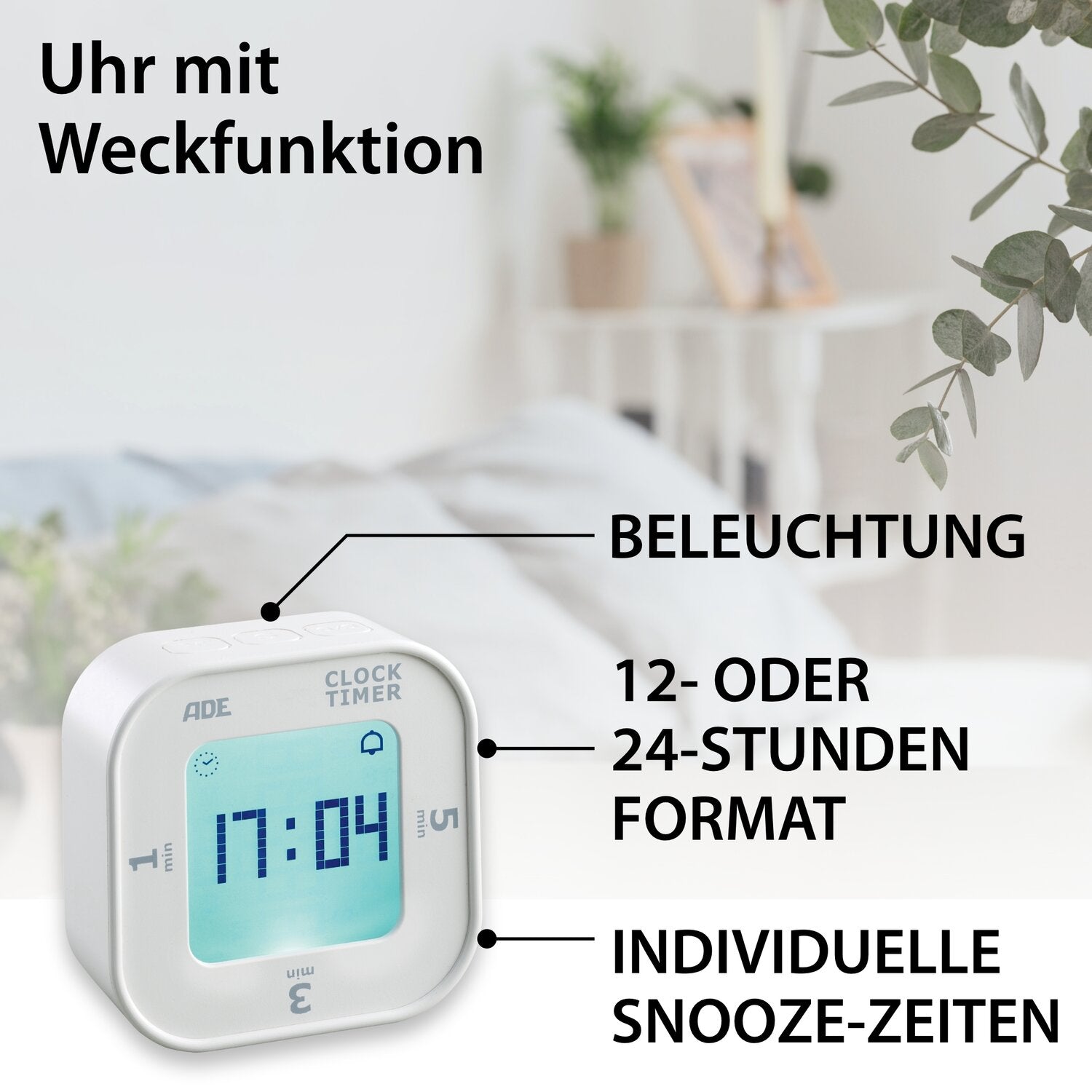 Digitaler Küchentimer mit Kippfunktion