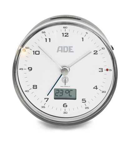 Analog radio-controlled alarm clock