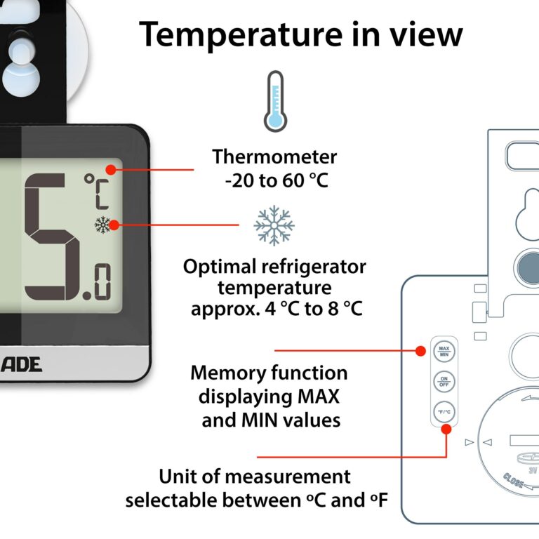 Fridge and freezer thermometer | ADE WS1832