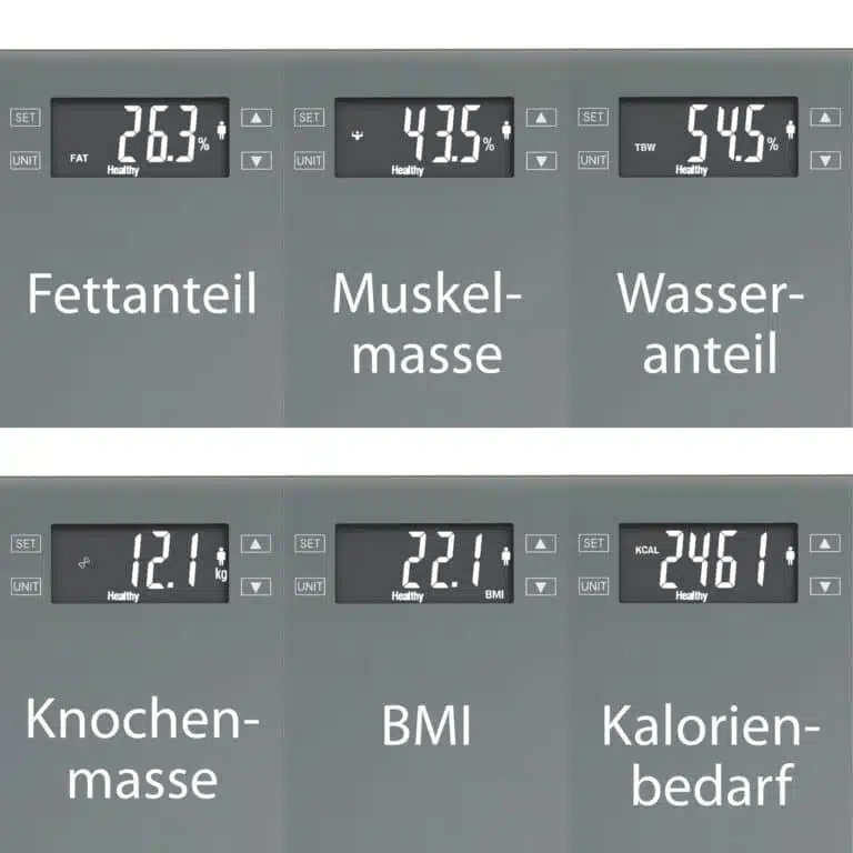 Körperanalysewaage | ADE BA1807 - Körperwerte