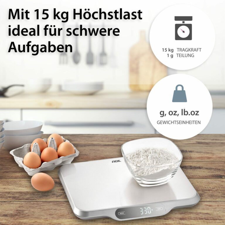Digitale Küchenwaage | ADE KE1601 Ladina - 15 kg Höchstlast